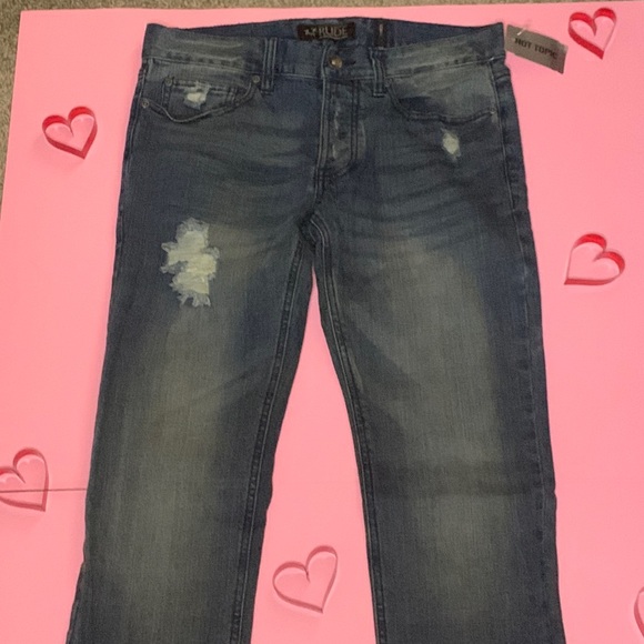 Rude brand vintage wash blue skinny jeans. Size 30 x 32 NWT - Picture 1 of 9